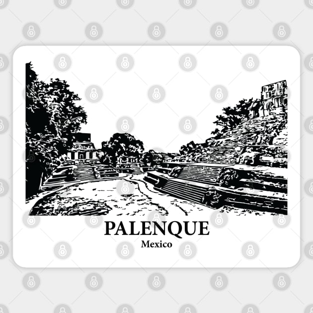 Palenque - Mexico Magnet by Lakeric